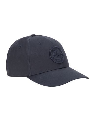 Stone Island Adjustable Baseball Cap In Bleu