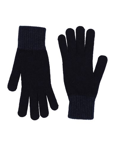 Ps By Paul Smith Ps Paul Smith Woman Gloves Midnight Blue Size Onesize Wool In Black