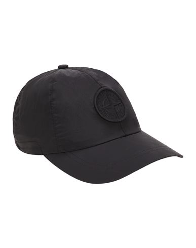 Stone Island Chapeau Noir Polyamide