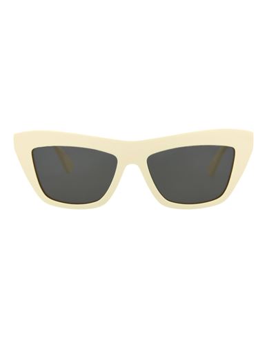 Bottega Veneta Cat Eye-frame Acetate Sunglasses Sunglasses Ivory Size 55 Acetate In Neutral