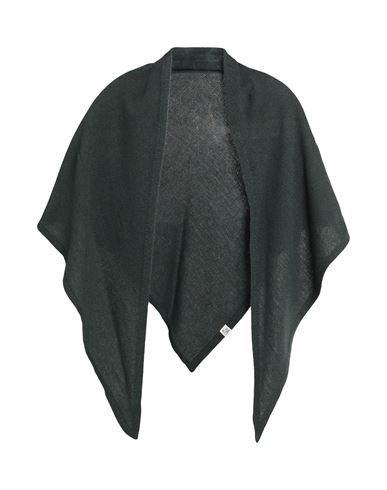 Shop Merz B Schwanen Merz B. Schwanen Woman Scarf Sage Green Size - Wool, Silk, Cashmere