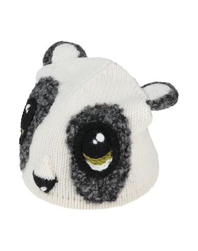 Dolce & Gabbana Toddler Girl Hat Cream Size Onesize Wool, Cashmere, Virgin Wool, Acrylic, Alpaca Woo In White
