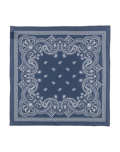 Givenchy Man Scarf Blue Size - Cotton In Navy