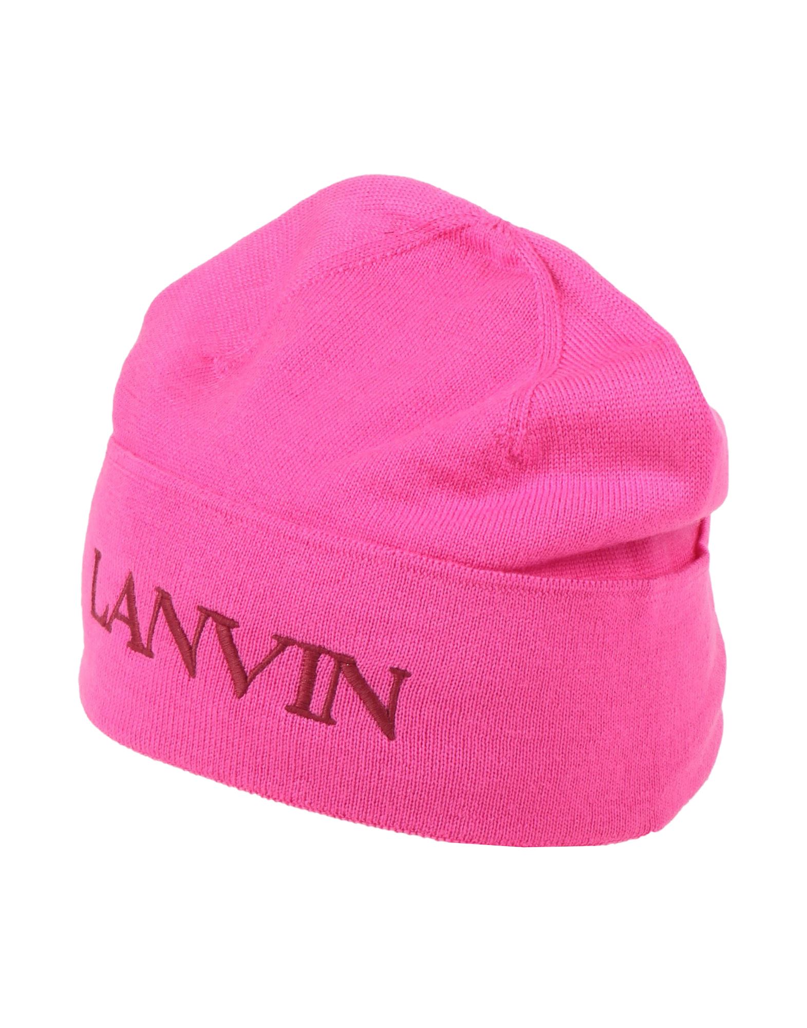 LANVINくすみピンク帽子