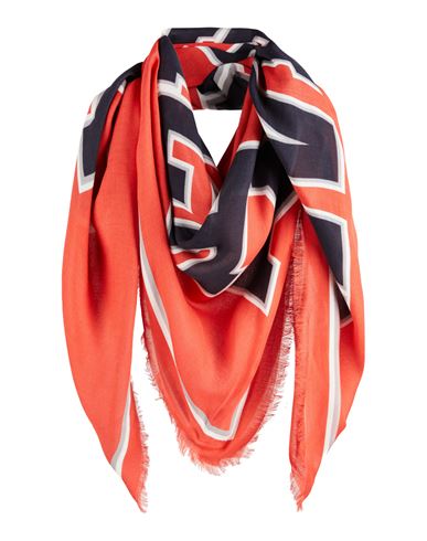 Givenchy Man Scarf Tomato Red Size - Modal, Cashmere In Tomato Red
