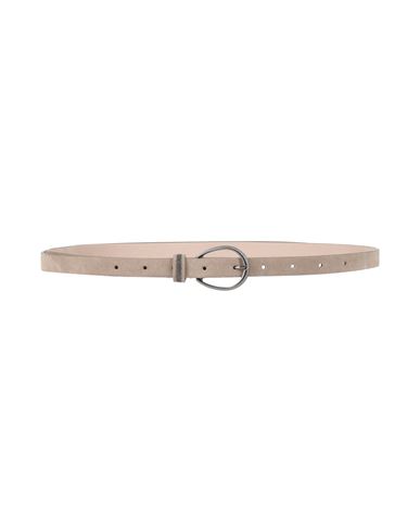 Brunello Cucinelli Woman Belt Light Brown Size M Leather, Brass In Sand