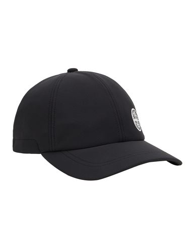 Stone Island Chapeau Noir Polyester, Élasthanne In Noir