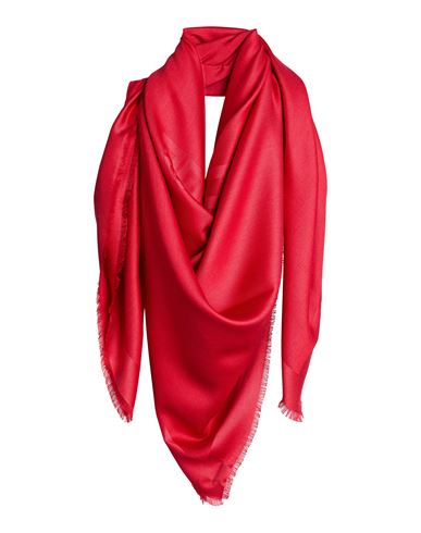 Givenchy Woman Scarf Red Size - Silk, Wool In Red