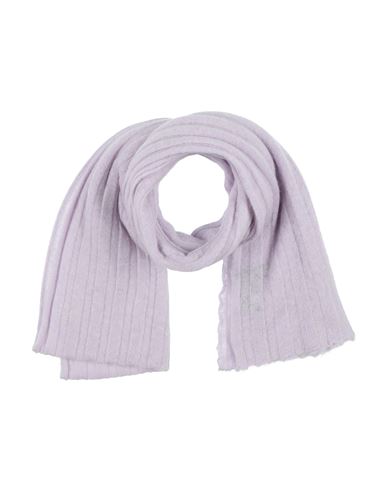 Roberto Collina Woman Scarf Lilac Size - Baby Alpaca Wool, Nylon, Wool In Purple
