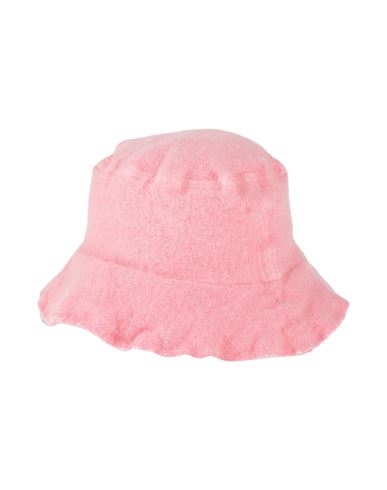 Shop Comme Des Garçons Shirt Man Hat Pink Size Onesize Wool, Nylon