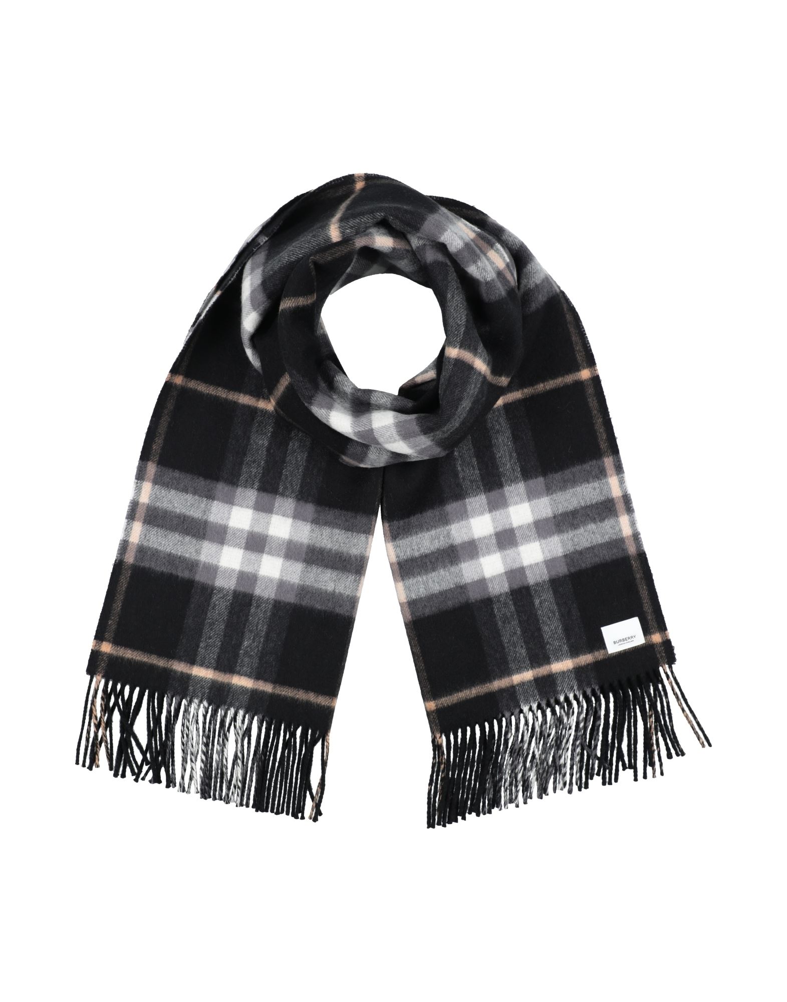 BURBERRY バーバリー カシミヤ ノバチェック マフラー 水色 英国
