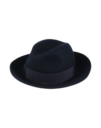 Borsalino Woman Hat Midnight Blue Size 7 ⅛ Wool