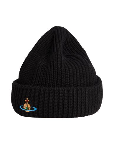 Vivienne Westwood Woman Hat Black Size Onesize Wool In Black