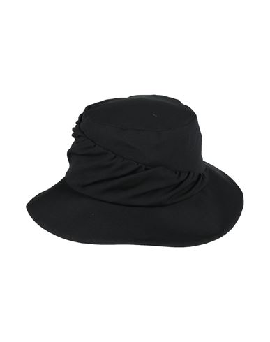 Shop Y's Yohji Yamamoto Woman Hat Black Size 2 Wool