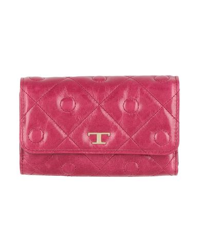 Tod's Woman Wallet Magenta Size - Leather In Purple