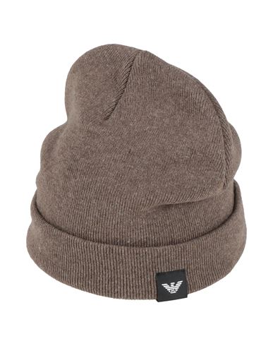 Emporio Armani Man Hat Khaki Size L Viscose, Wool, Polyamide, Cashmere
