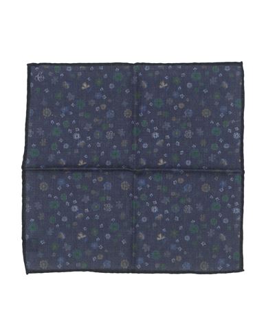 CANALI CANALI MAN SCARF NAVY BLUE SIZE - WOOL 