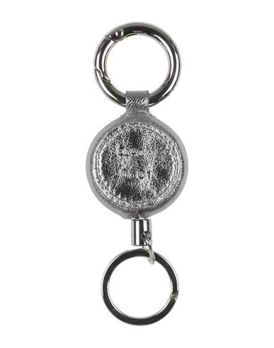 Elaow Man Key Ring Silver Size - Leather, Metal