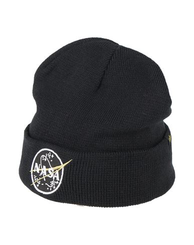 Alpha Industries Man Hat Black Size Onesize Acrylic In Black