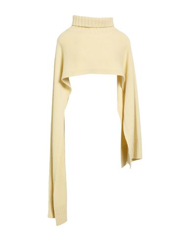 Jil Sander Woman Scarf Pastel Yellow Size - Cashmere