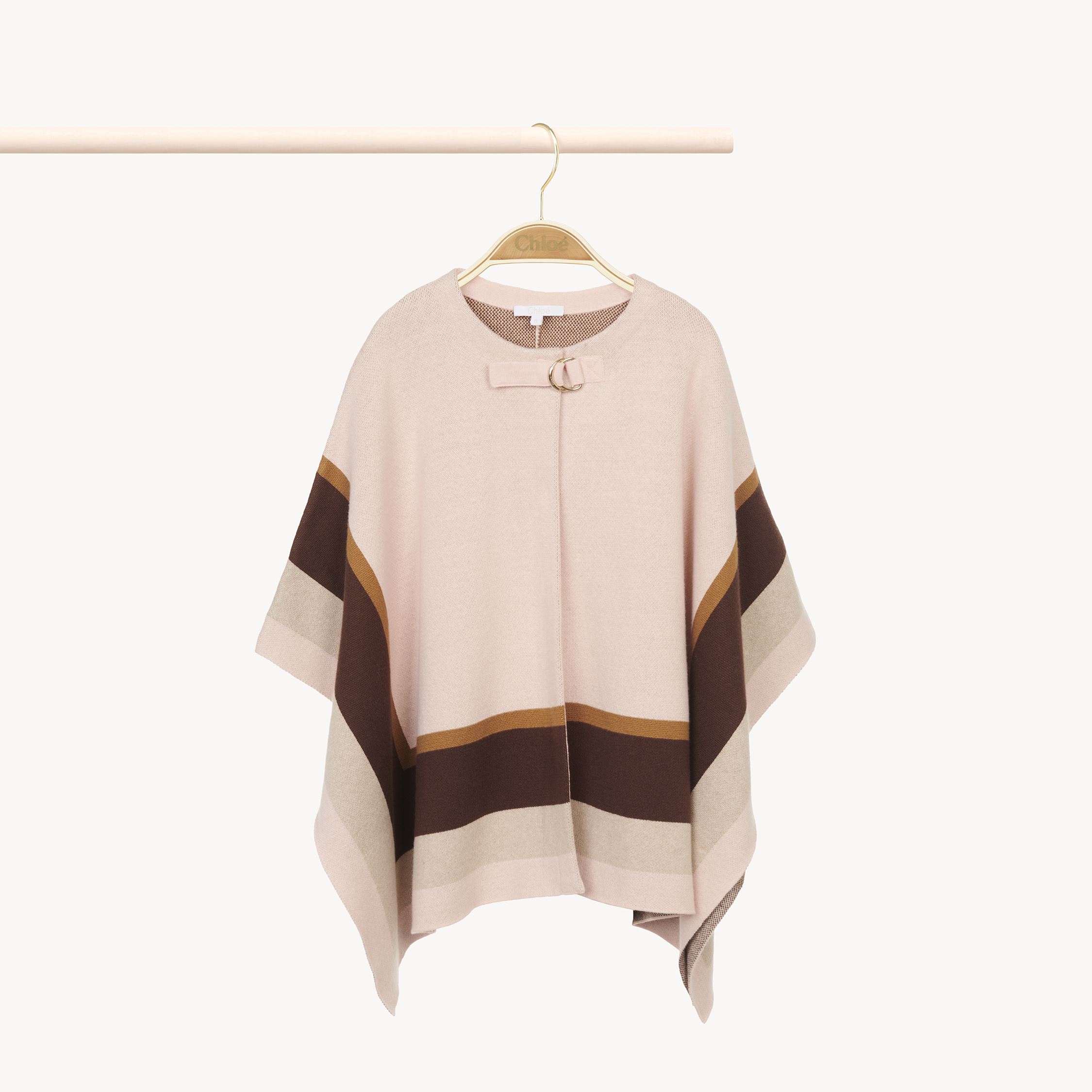 Shop Chloé Cape Fille Rose Taille 4 100% Coton In Pink