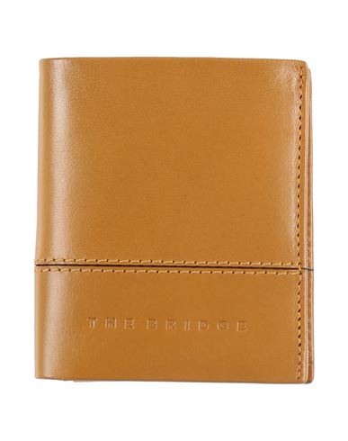 The Bridge Man Wallet Mustard Size - Leather In Yellow