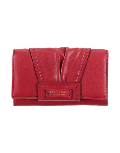 Shop The Bridge Woman Wallet Red Size - Leather