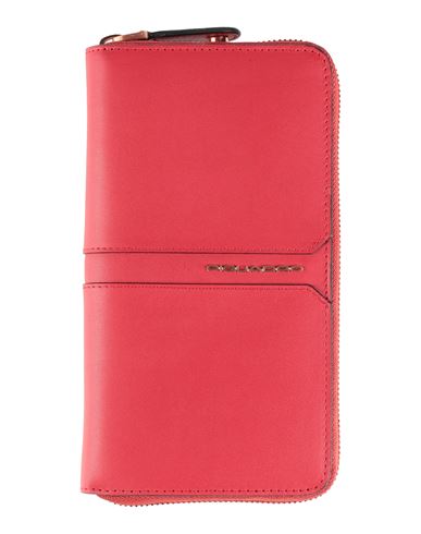 Piquadro Woman Wallet Red Size - Cow Leather In Red