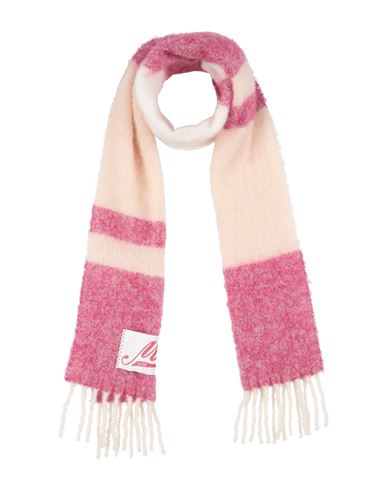 Marni Woman Scarf Magenta Size - Mohair Wool, Alpaca Wool, Virgin Wool, Polyamide In Purple