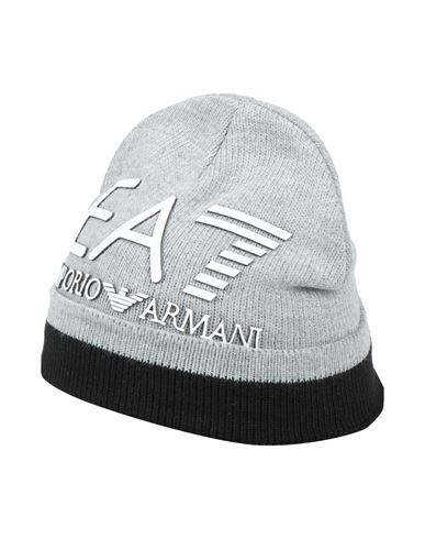 Ea7 Man Hat Light Grey Size S Acrylic
