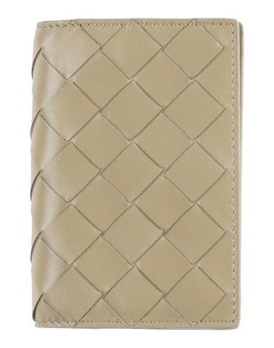 Bottega Veneta Intrecciato Passport Case In Beige
