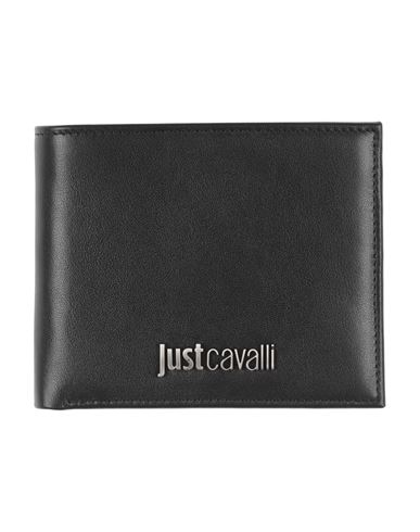 Just Cavalli Man Wallet Black Leather Cover