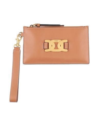 Shop Tod's Woman Pouch Camel Size - Leather In Beige