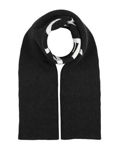 Givenchy Man Scarf Black Size - Wool, Cashmere In Black