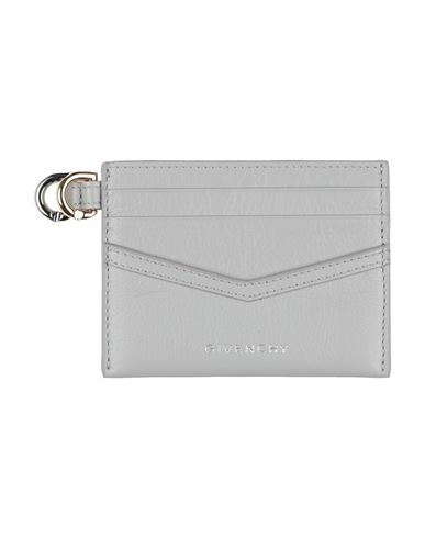 Givenchy Woman Cardholder Light Grey Size - Calfskin In Gray