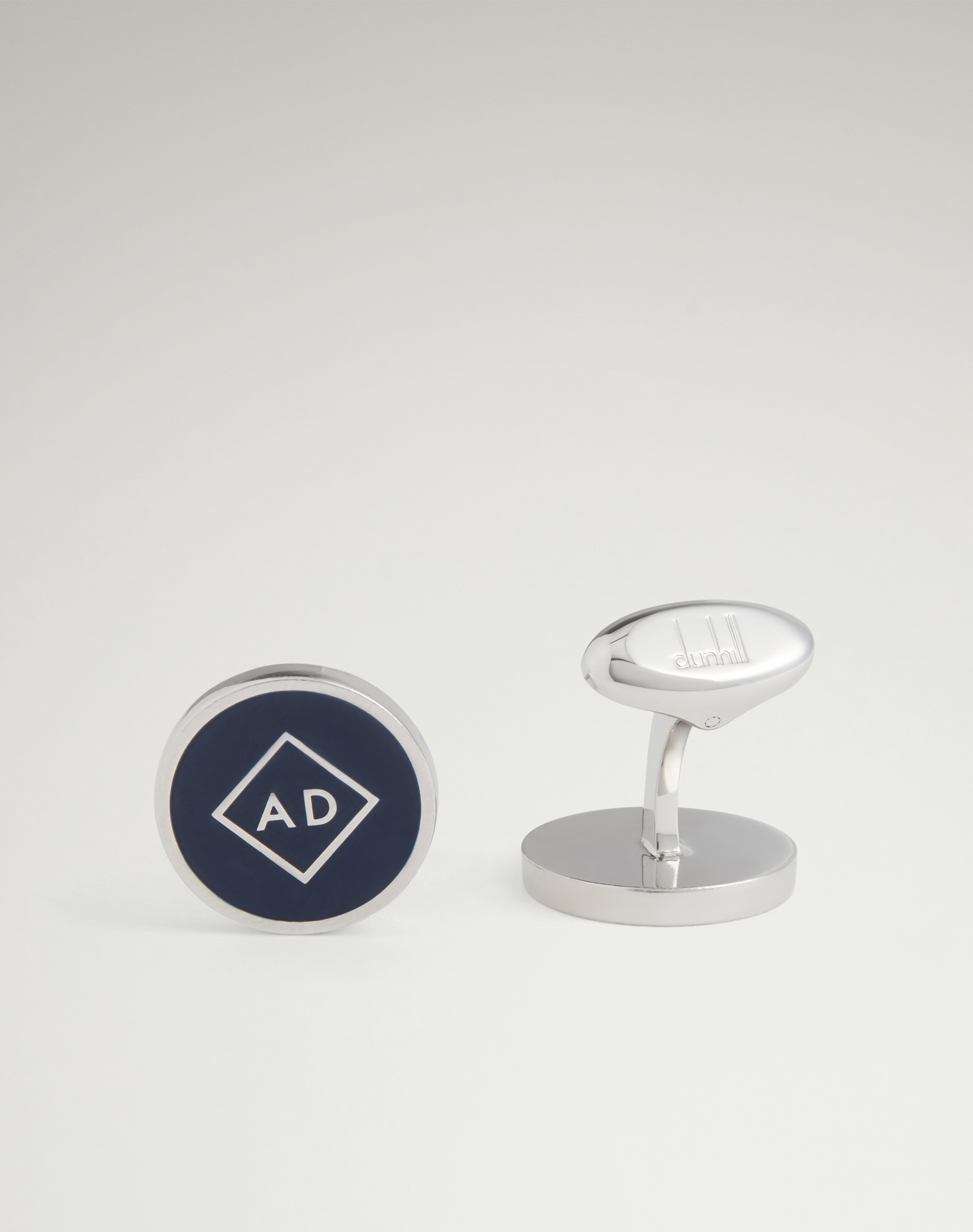 DUNHILL AD HALLMARK NAVY LACQUER CUFFLINKS