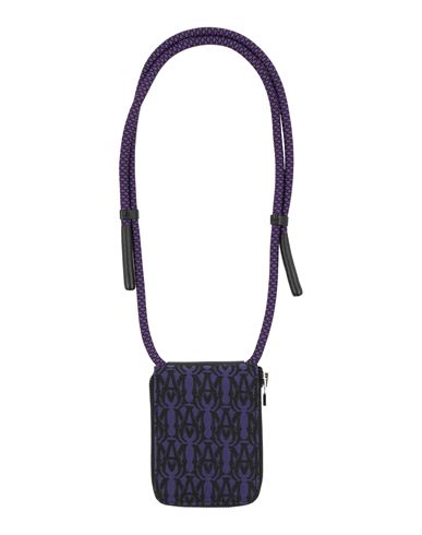 Amiri Man Crossbody Wallet Purple Size - Textile Fibers