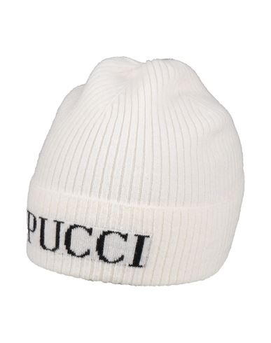 Pucci Toddler Girl Hat White Size 6 Wool, Cashmere In Neutral