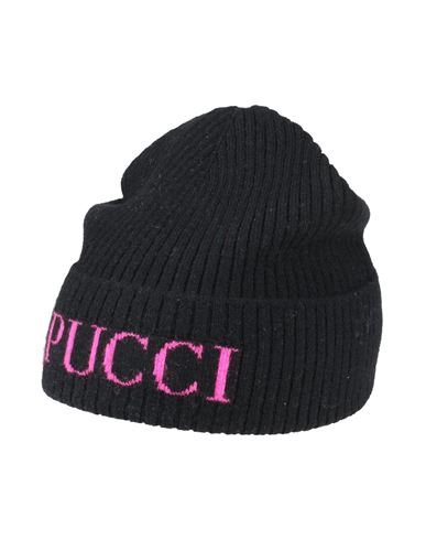 Pucci Babies'  Toddler Girl Hat Black Size 6 Wool, Cashmere