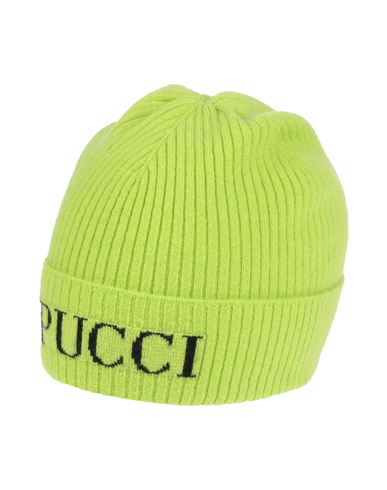 Pucci Toddler Girl Hat Light Green Size 6 Wool, Cashmere In Green