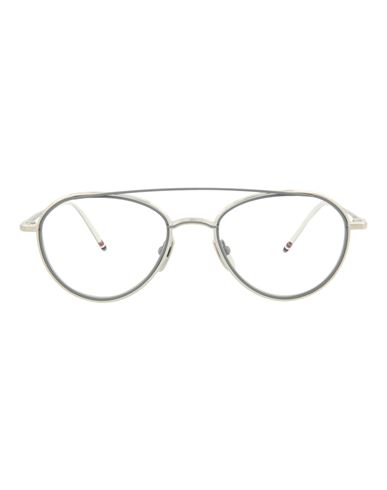 Thom Browne Aviator-frame Metal Optical Frames Eyeglass Frame Multicolored Size 53 Metal In Fantasy