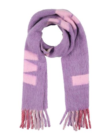 Marni Woman Scarf Purple Size - Wool, Polyamide, Alpaca Wool, Mohair Wool