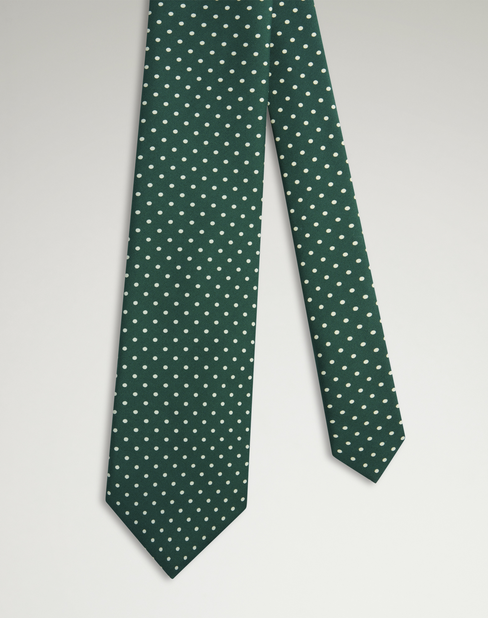 DUNHILL SILK POLKA DOT TIE
