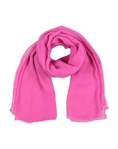 Max Mara Woman Scarf Fuchsia Size - Silk In Pink