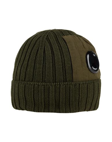 C.p. Company C. P. Company Man Hat Military Green Size Onesize Wool, Polyamide In Green