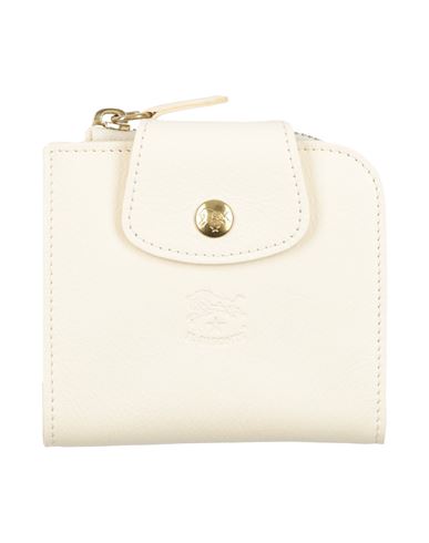 Il Bisonte Woman Wallet Cream Size - Leather In White