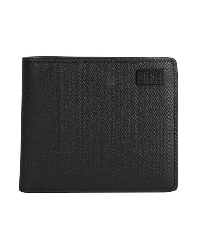 Diesel Man Wallet Black Size - Leather In Black