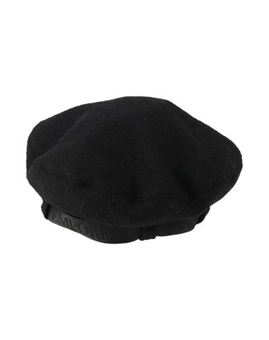 Man Hat Black Size ONESIZE Polyamide