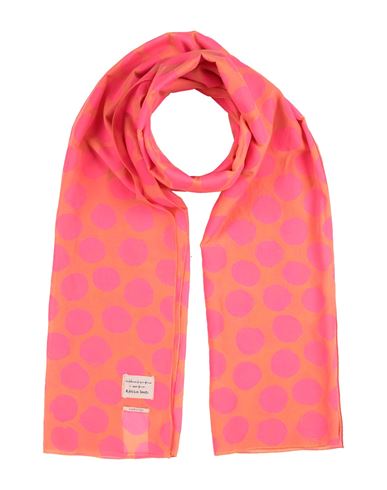 Alessia Santi Woman Scarf Salmon Pink Size - Cotton, Silk In Pink