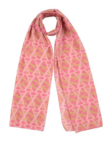 Alessia Santi Woman Scarf Fuchsia Size - Cotton, Silk In Pink